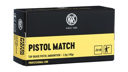 RWS .22 PISTOL MATCH 2,6g/40gr