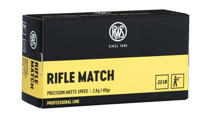 RWS Randfeuerpatrone Rifle Match .22 lr