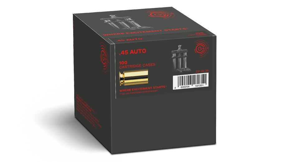 DNU GECO Hülsen .45 ACP 100 Stck lose Schüttung