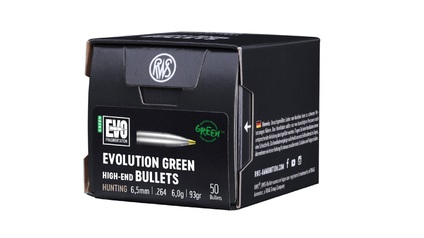 RWS Geschosse EVOLUTION GREEN .264/6,5mm 6,0g/93gr