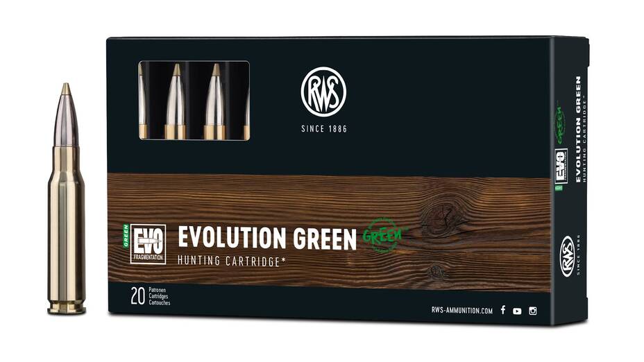 RWS Jagdpatrone .308 Win Evolution Green 9.0g