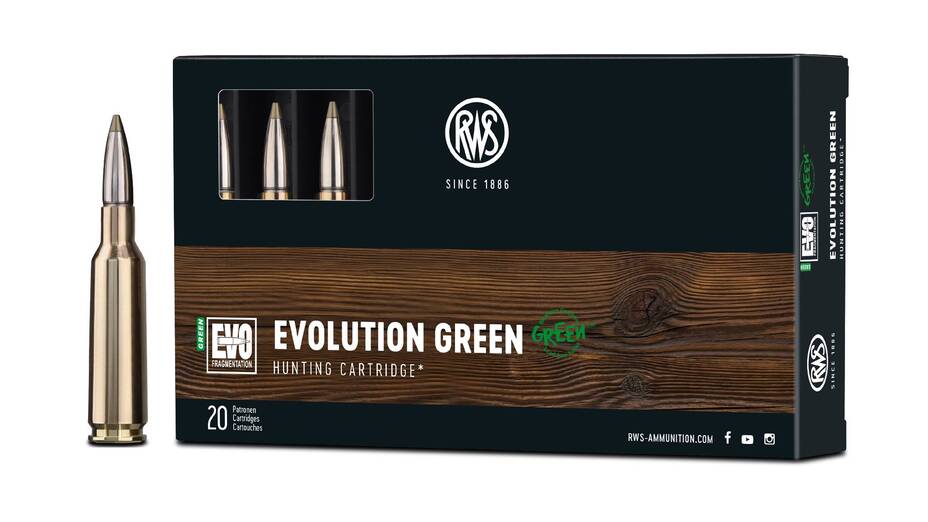 RWS Jagdpatrone 6.5 Creedmoor EVO Green 6.0g