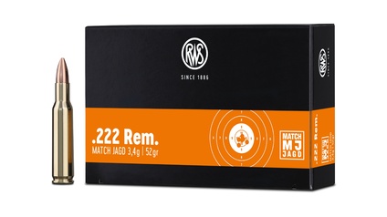 RWS .222 Rem. MJ 3,4g/52gr