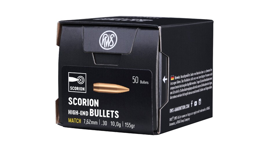 RWS Geschoss SCORION .30 10,0G/155GR