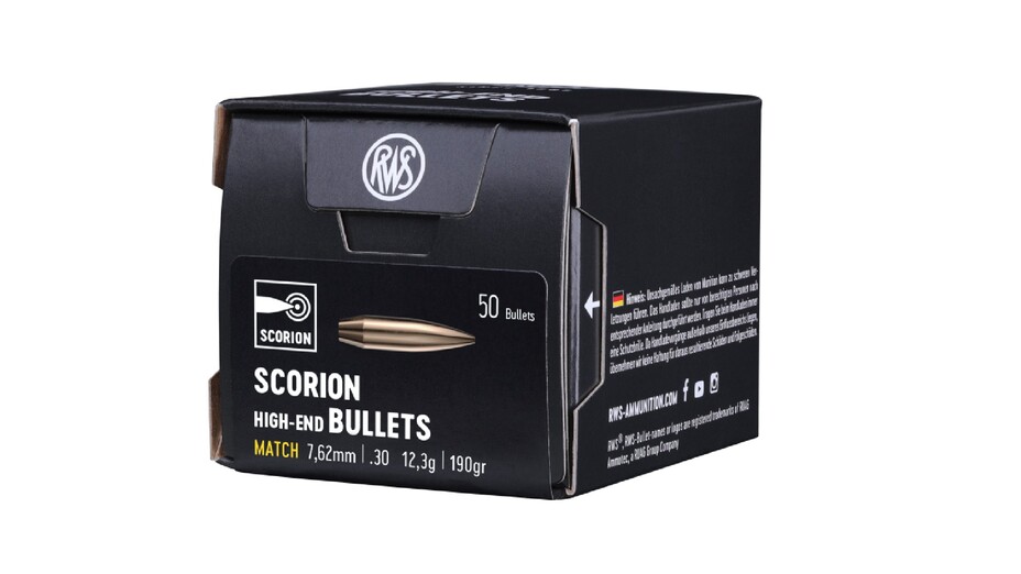 RWS Geschoss SCORION .30 12,3G/190GR