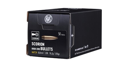 RWS Geschoss SCORION .338 16,2G/250GR