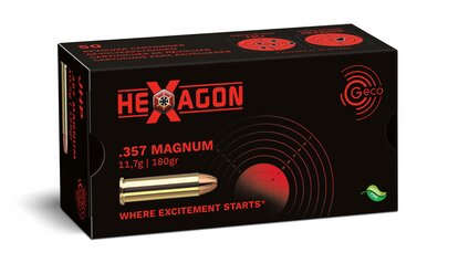 PAT .357 MAG GECO HEXAGON 11,7G/180GR