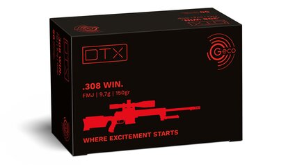 GECO Jagdpatrone .308 Win VM DTX Geco 150gr Diese Patrone unterliegt Exportrestriktionen und darf nicht exportiert werden. 