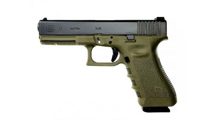 GLOCK Pistole G17 Gen3 Previous, 9 mm Luger, Standard, oliv