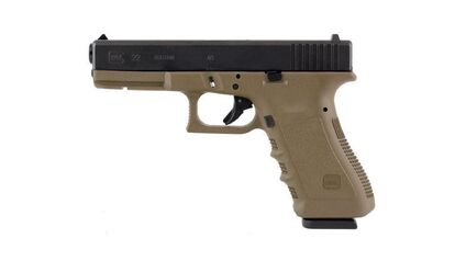 GLOCK Pistole G22 Gen3 Previous, 40 S&W, Standard, oliv