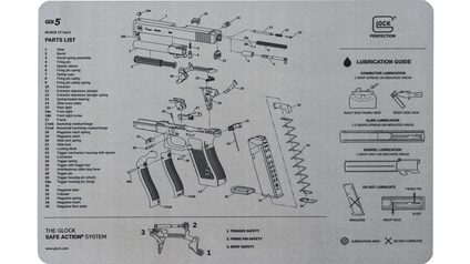 GLOCK Unterlagsmatte Gen5 grau