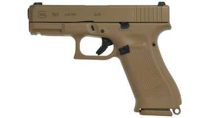 GLOCK 19X coyote, 9x19mm, Stahlvisierung