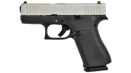 GLOCK 43X FS silver slide, 9x19