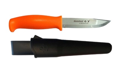 NEVERLOST Arbeitsmesser Klingenlänge: 111mm - Signalorange