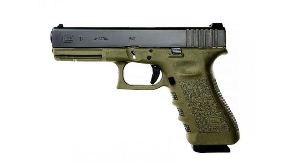 GLOCK 17 prev., oliv, 9x19