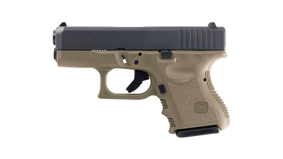 GLOCK 26 prev., oliv, 9x19