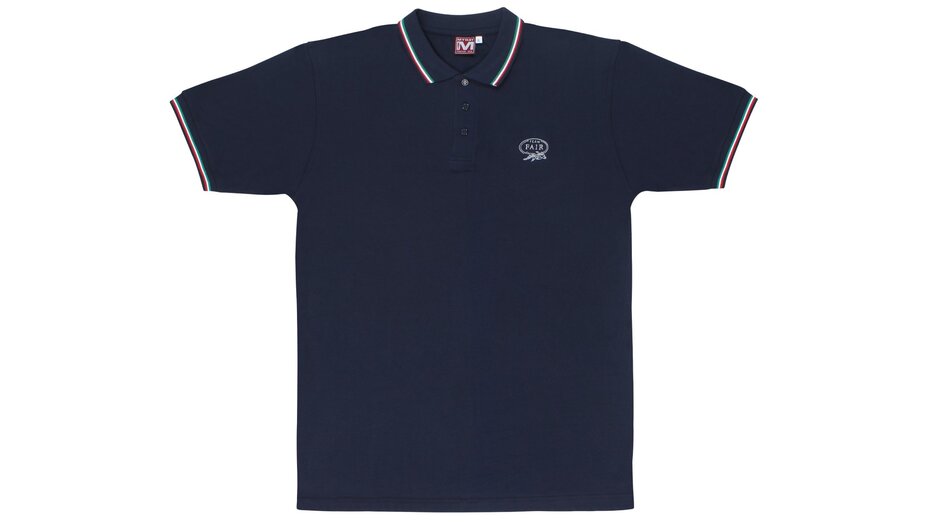 FAIR POLO-SHIRT UNI GR M DUNKELBLAU